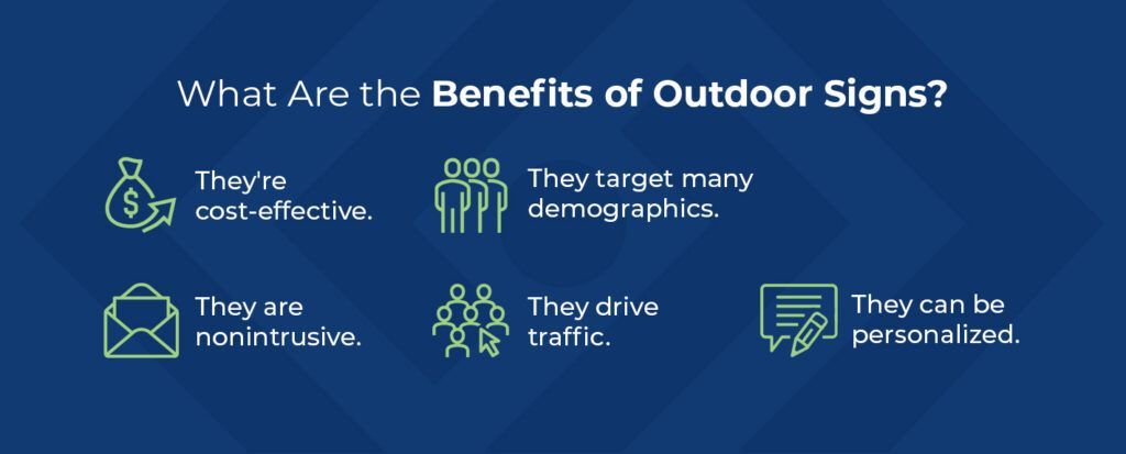 benefits of outdoor signs